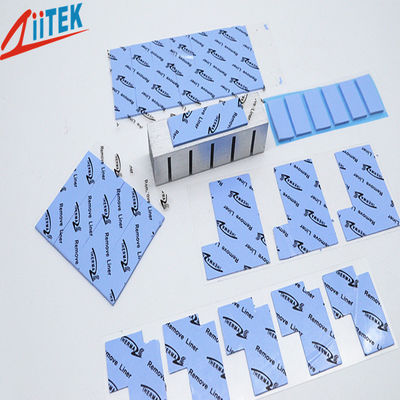 Het BLAUWE 3.2w/m-K Stootkussen van Silicone Thermische Gap met 40 SHORE00, Tem -50 aan 200℃