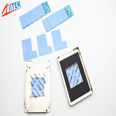 Thermal Gap Filler 3.0W/MK Blue Ultra Soft Natually Tacky Silicone Gap Pad -50 To 200℃ For Medical Equipment