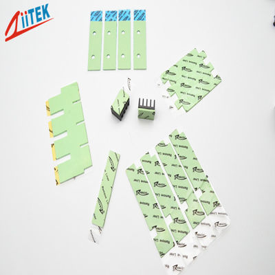 Vuller 1,5 w/m-K Groene Thermische Siliconestootkussens 45 Kust 00 TIF100-07S van Gap van het Ultrasoftcpu Heatsink Stootkussen Thermische